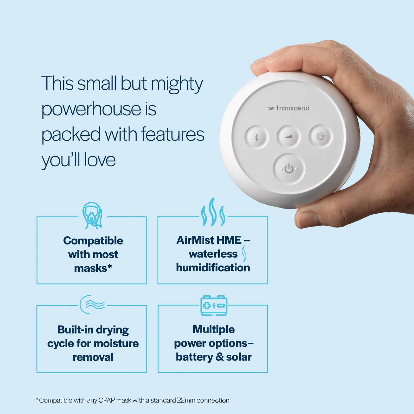 Transcend Micro Travel CPAP Machine